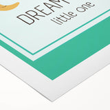 Educational Nursery Wall Decor - Dream Big Little One Print