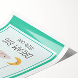 Educational Nursery Wall Decor - Dream Big Little One Print