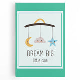 Educational Nursery Wall Decor - Dream Big Little One Print