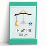 Educational Nursery Wall Decor - Dream Big Little One Print
