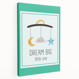 Educational Nursery Wall Decor - Dream Big Little One Print
