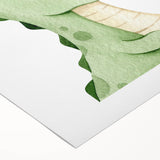 Cute Dinosaur Nursery Wall Art - Framed Baby Room Decor