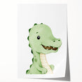 Cute Dinosaur Nursery Wall Art - Framed Baby Room Decor
