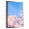 Black and white vintage poster art on framed canvas depicting a spring landscape, ideal for bedroom decor.