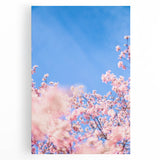 Large black and white abstract canvas depicting spring themes, ideal for kitchen wall art.