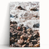 Black and white large canvas depicting a summer scene, ideal for kitchen wall art or bedroom ambiance.