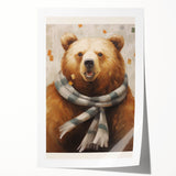 Winter-themed floral art on rolled canvas, featuring cool blue and white tones, suitable for dining room wall decor.