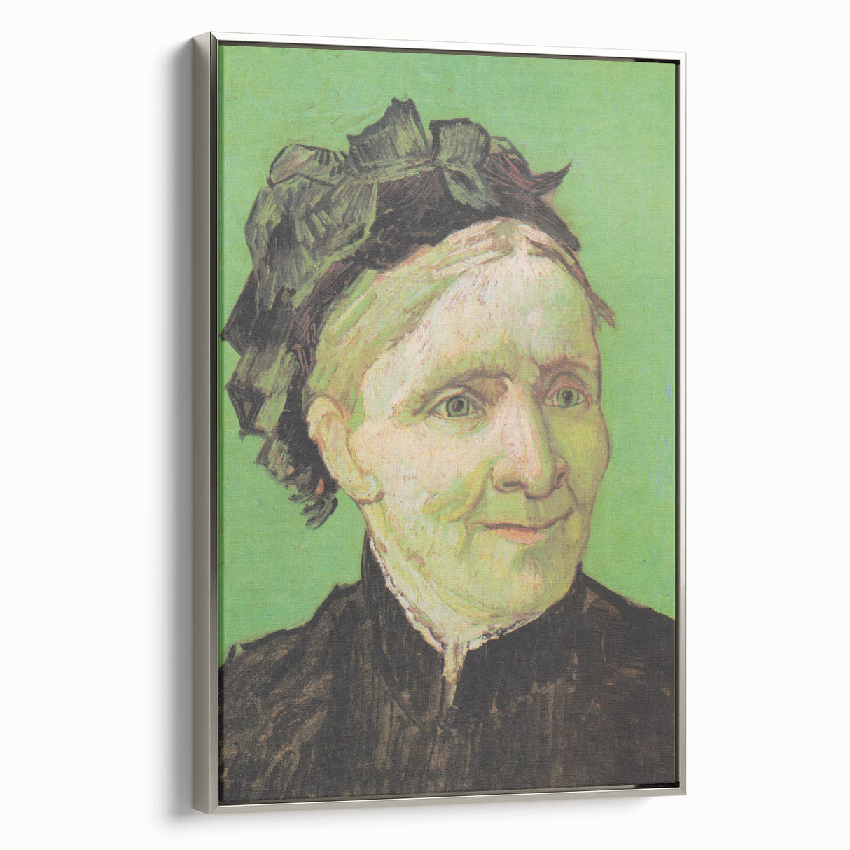 Landscape art painting of a vibrant, colorful field on a framed canvas, ideal for adding a vintage touch to any room.