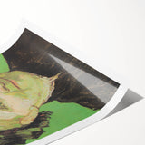 Extra large rolled canvas print featuring line art flowers in a minimalist style, ideal for large living room wall art.