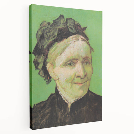 Vincent van Gogh-inspired large art on stretched canvas featuring swirling sky in blue and yellow.