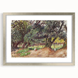 Modern Wall Art - Abstract Forest Landscape - Contemporary Art Prints