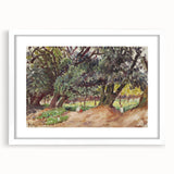 Modern Wall Art - Abstract Forest Landscape - Contemporary Art Prints