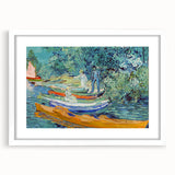 Impressionism Wall Art - Bank of the Oise by Van Gogh Print