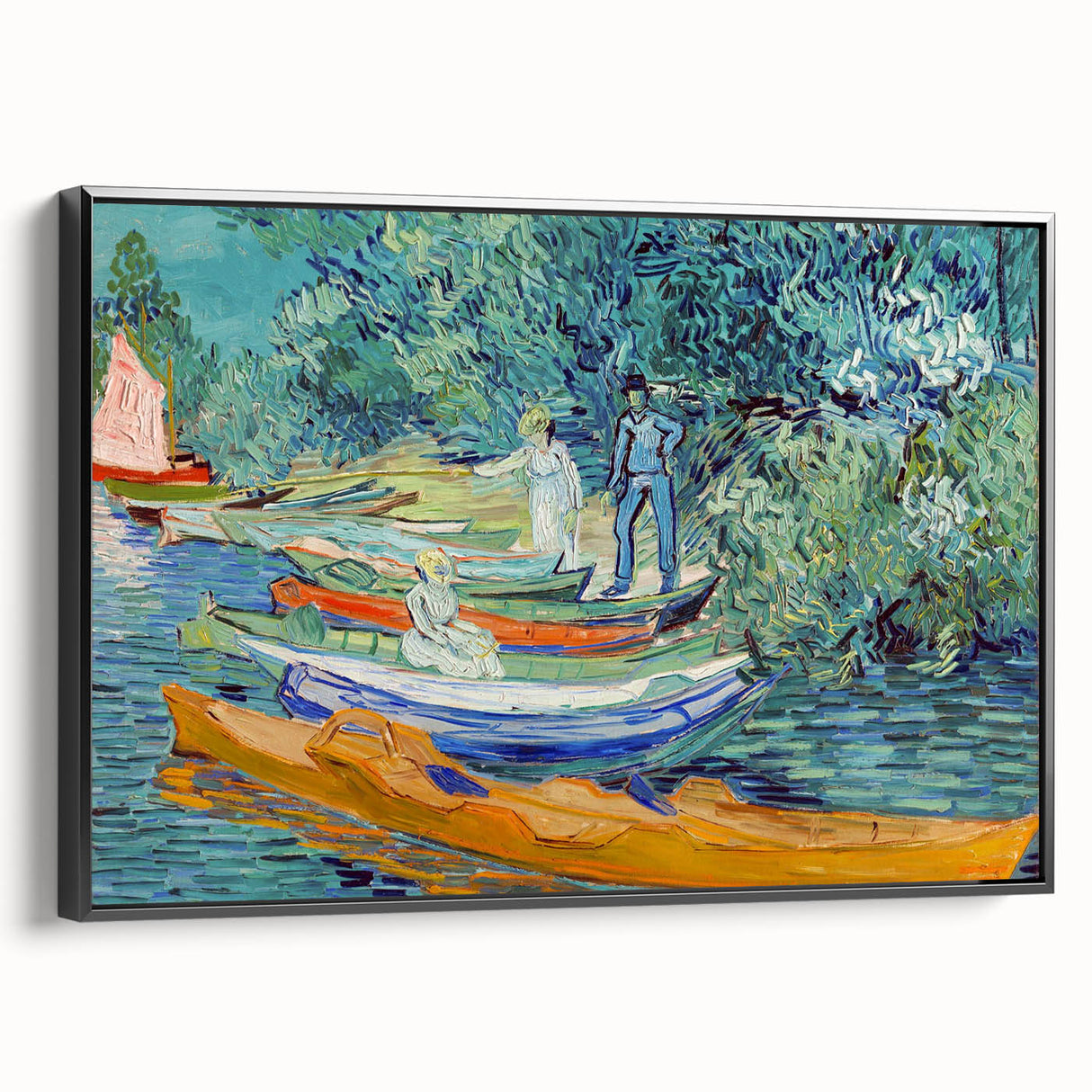 Impressionism Wall Art - Bank of the Oise by Van Gogh Print