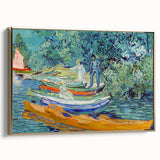 Impressionism Wall Art - Bank of the Oise by Van Gogh Print