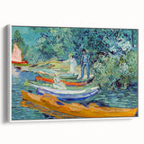 Impressionism Wall Art - Bank of the Oise by Van Gogh Print
