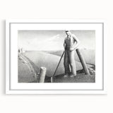 Modern Wall Art - Monochrome Rural Scene - Contemporary Art Prints