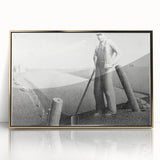 Modern Wall Art - Monochrome Rural Scene - Contemporary Art Prints