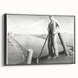 Modern Wall Art - Monochrome Rural Scene - Contemporary Art Prints