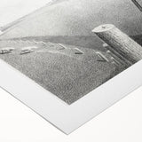 Modern Wall Art - Monochrome Rural Scene - Contemporary Art Prints