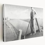 Modern Wall Art - Monochrome Rural Scene - Contemporary Art Prints