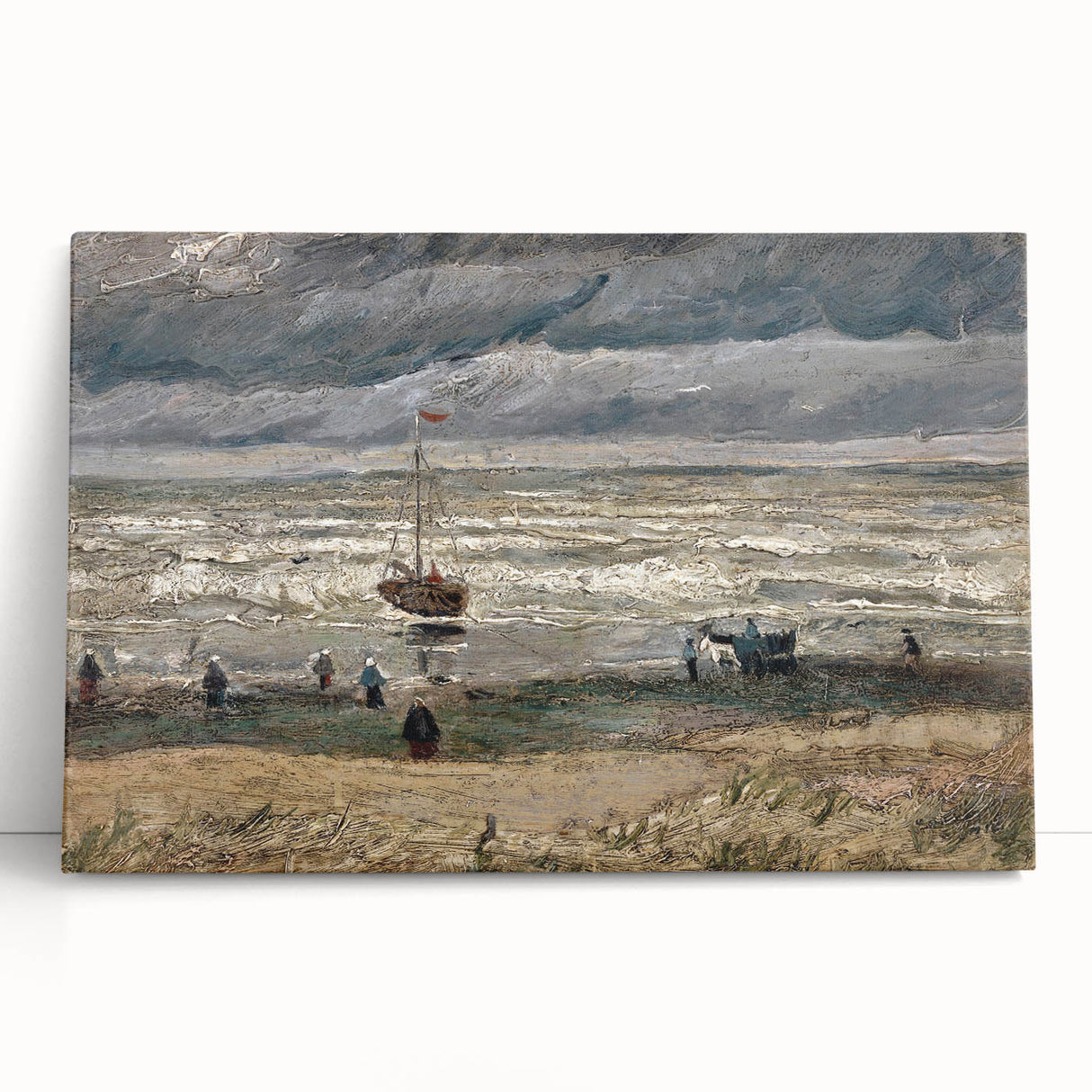Impressionist Landscape - Beach at Scheveningen by Van Gogh Print