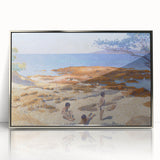 Modern Wall Art - Seaside Bliss - Abstract Coastal Contemporary Decor