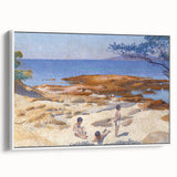 Modern Wall Art - Seaside Bliss - Abstract Coastal Contemporary Decor