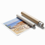 Modern Wall Art - Seaside Bliss - Abstract Coastal Contemporary Decor