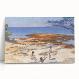 Modern Wall Art - Seaside Bliss - Abstract Coastal Contemporary Decor