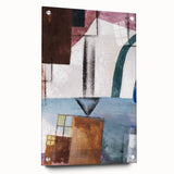 Modern Wall Art: Abstract Geometric Design in Earthy Tones