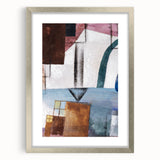 Modern Wall Art: Abstract Geometric Design in Earthy Tones