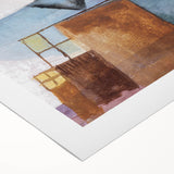 Modern Wall Art: Abstract Geometric Design in Earthy Tones