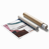 Modern Wall Art: Abstract Geometric Design in Earthy Tones