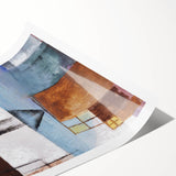 Modern Wall Art: Abstract Geometric Design in Earthy Tones