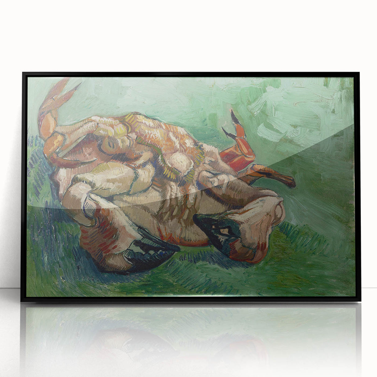 Impressionist Painting - Crab on its Back by Van Gogh Print