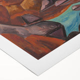 Modern Wall Art - Abstract Landscape in Warm Tones - Contemporary Decor