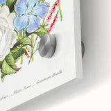 Romanticism Art: Floral Bouquet Illustration Canvas Print