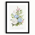 Romanticism Art: Floral Bouquet Illustration Canvas Print