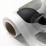 Modern Monochrome Living Room Wall Art – Abstract Black & Gray