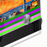 Vibrant City Skyline Office Wall Art – Modern Corporate Decor