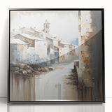 Framed abstract architecture wall art featuring a sleek black design with acrylic finish, perfect for modern home decor settings. Ideal for enhancing interior aesthetics.