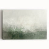 Abstract landscape wall art featuring vibrant colors and fluid shapes on stretched canvas, showcasing a modern design ideal for contemporary home decor.