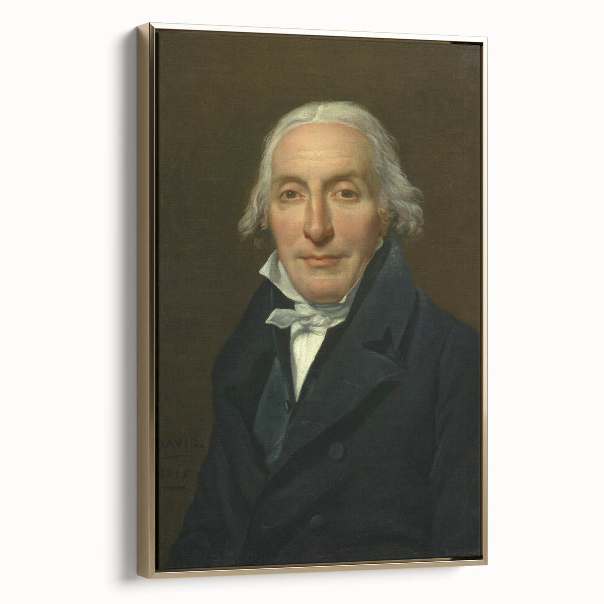 Neoclassical Art Prints: Portrait of Jean-Pierre Delahaye by Jacques-Louis David