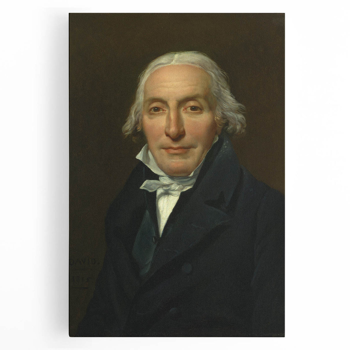 Neoclassical Art Prints: Portrait of Jean-Pierre Delahaye by Jacques-Louis David