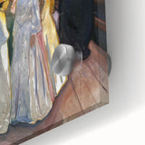 Expressionism Wall Art: On the Bridge Modern Expressionist Print