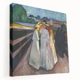 Expressionism Wall Art: On the Bridge Modern Expressionist Print