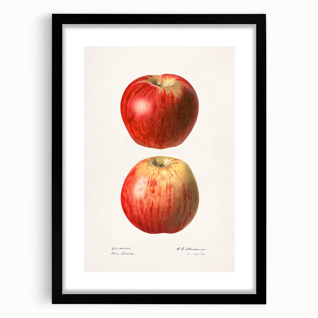 Extra large framed wall art featuring abstract textured art prints of colorful fruits, ideal for living room decor.