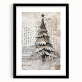 Elegant Christmas Tree Art Print - Holiday Decor for Festive Charm
