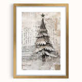 Elegant Christmas Tree Art Print - Holiday Decor for Festive Charm